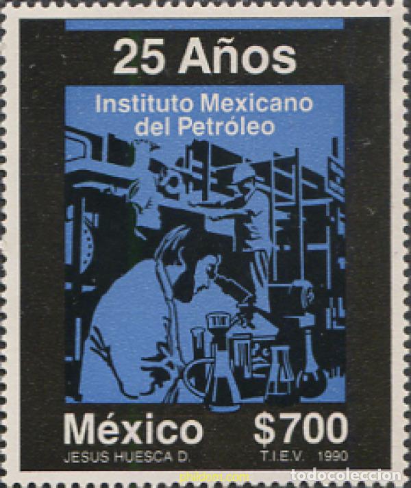 Sellos: 343428 MNH MEXICO 1990 25 A&Ntilde;OS INSTITUTO MEXICANO DEL PETROLEO