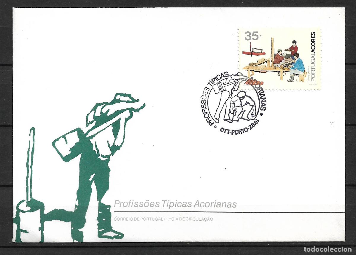 Sellos: portugal azores 1991 sobre primer dia- 153/8