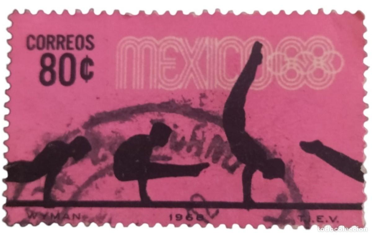 Selos: M&Eacute;XICO 1968 Juegos Ol&iacute;mpicos. M&eacute;xico DF. USADO.