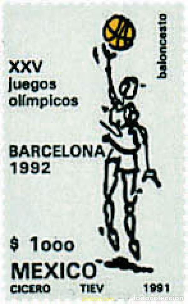 Briefmarken: 52098 MNH MEXICO 1991 25 JUEGOS OLIMPICOS VERANO BARCELONA 1992