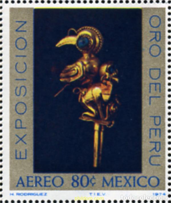 Sellos: 182353 MNH MEXICO 1974 EXPOSICION ORO DE PERU