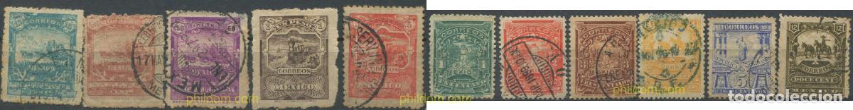 Sellos: 683684 USED MEXICO 1896 MOTIVOS VARIOS