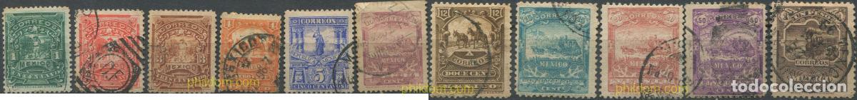 Sellos: 683688 USED MEXICO 1898 MOTIVOS VARIOS