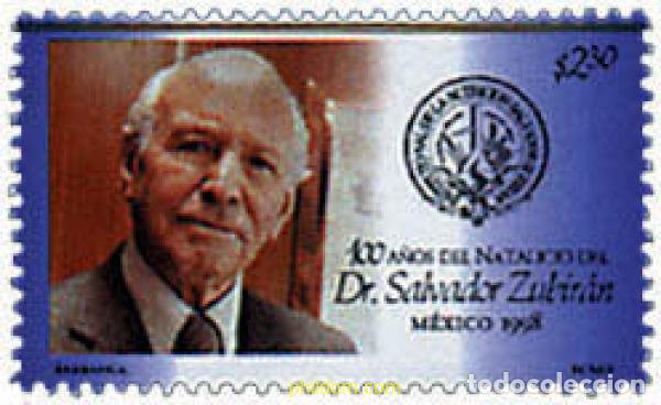 Sellos: 35590 MNH MEXICO 1998 CENTENARIO DEL NACIMIENTO DE SALVADOR ZUBIRAN