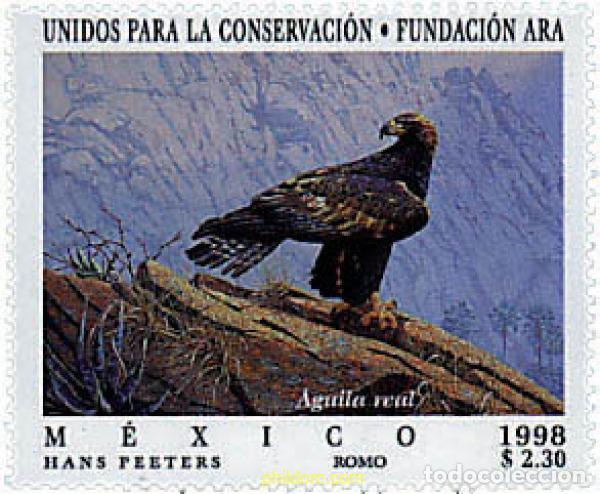 Sellos: 36808 MNH MEXICO 1998 FUNDACION ARA POR LA CONSERVACION DE LA NATURALEZA