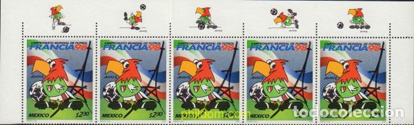 Sellos: 579402 MNH MEXICO 1998 COPA DEL MUNDO DE FUTBOL. FRANCIA-98