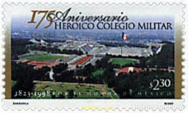 Sellos: 37655 MNH MEXICO 1998 175 ANIVERSARIO DEL HEROICO COLEGIO MILITAR