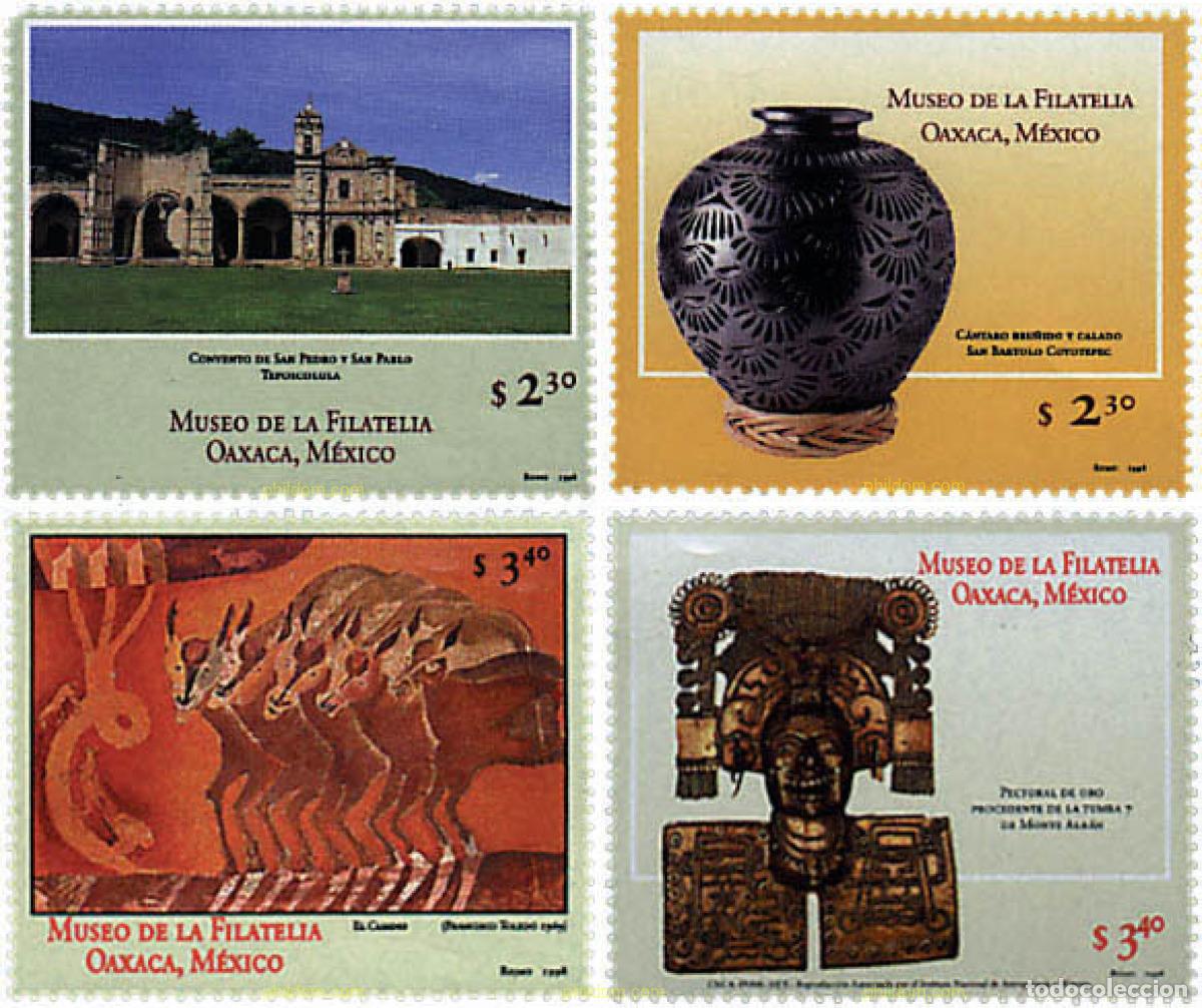 Sellos: 40562 MNH MEXICO 1998 MUSEO FILATLICO DE OAXACA