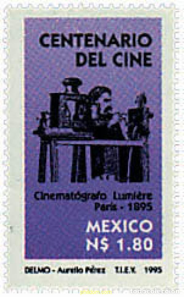 Sellos: 75216 MNH MEXICO 1995 100 ANIVERSARIO DEL CINE