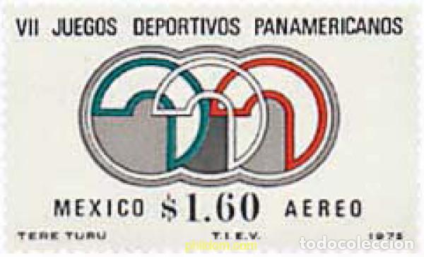 Sellos: 26936 MNH MEXICO 1975 7 JUEGOS DEPORTIVOS PANAMERICANOS