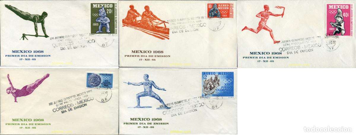 Sellos: 297829 MNH MEXICO 1965 19 JUEGOS OLIMPICOS VERANO MEXICO 1968