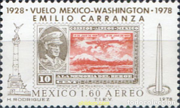 Sellos: 34575 MNH MEXICO 1978 50 ANIVERSARIO DEL PRIMER VUELO MEXICO-WASHINGTON
