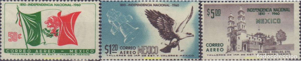 Sellos: 657929 HINGED MEXICO 1960 150 ANIVERSARIO DE LA INDEPENDENCIA