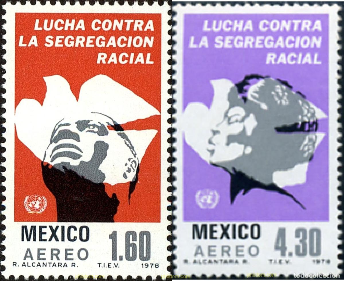 Sellos: 31670 MNH MEXICO 1978 LUCHA CONTRA LA SEGREGACION RACIAL