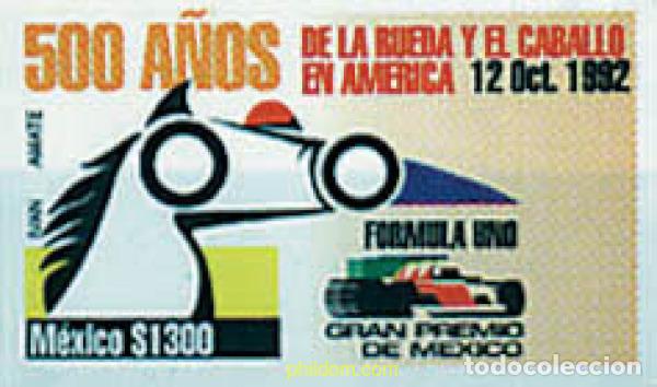 Sellos: 49039 MNH MEXICO 1992 GRAN PREMIO DE MEXICO DE FORMULA 1