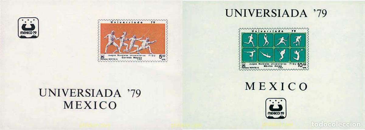 Sellos: 52099 MNH MEXICO 1979 JUEGOS MUNDIALES UNIVERSITARIOS