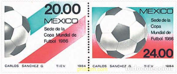 Sellos: 181169 MNH MEXICO 1984 COPA DEL MUNDO DE FUTBOL. MEXICO-86