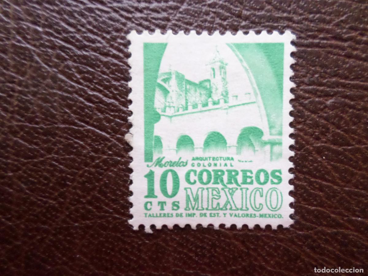 Sellos: -mexico, 1955, convento dominicano morelos, Yvert 649B