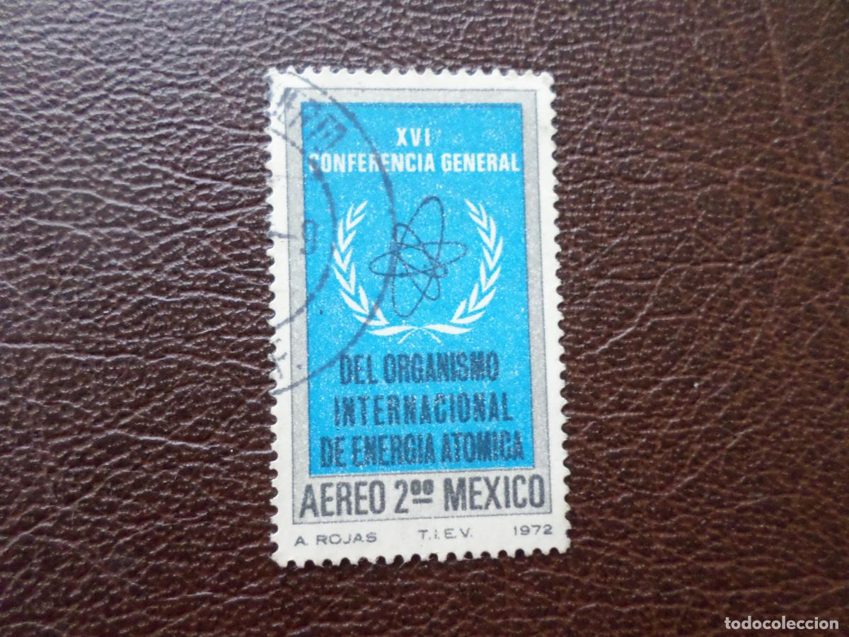 Sellos: -mexico, 1972, XVI conferencia organizacion internacional de energia atomica, Yvert 343 aereo