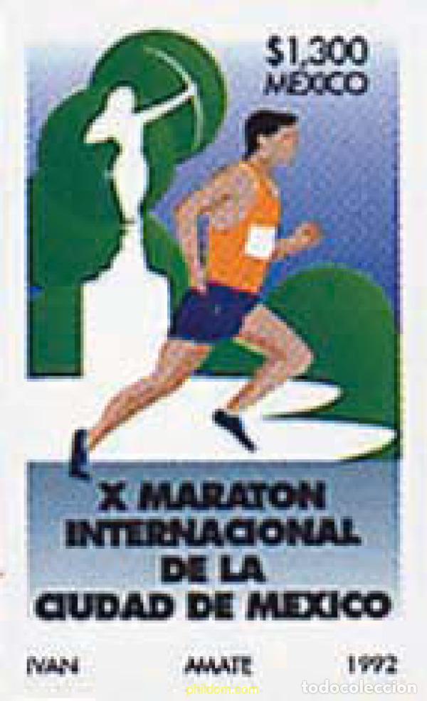 Sellos: 27966 MNH MEXICO 1992 10 MARATHON INTERNACIONAL DE LA CIUDAD DE MEXICO