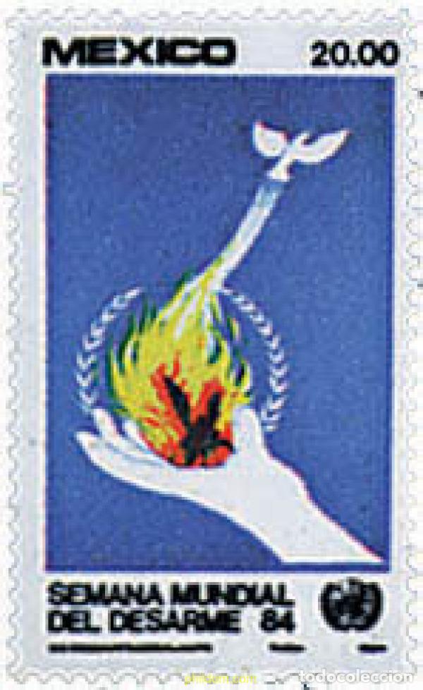 Sellos: 36795 MNH MEXICO 1984 SEMANA DEL DESARMAMENTO