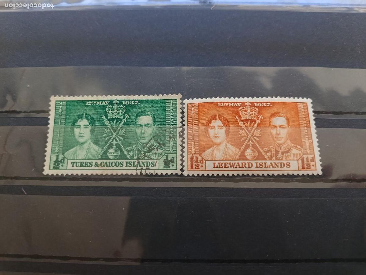 Sellos: Turks y Caicos y Leeward Islands