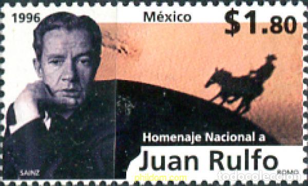 Sellos: 75222 MNH MEXICO 1996 10 ANIVERSARIO DE LA MUERTE DE JUAN RULFO