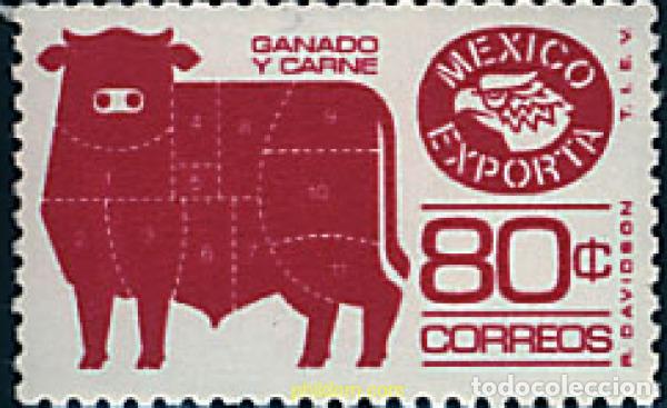 Sellos: 339993 MNH MEXICO 1975 EXPORTACIONES MEXICANAS