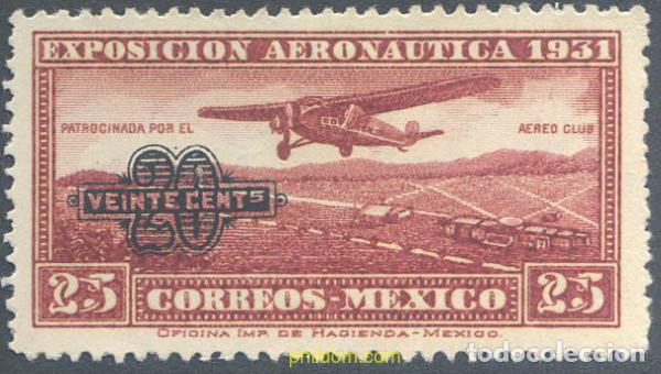 Sellos: 657872 HINGED MEXICO 1932 AVION - Foto 1