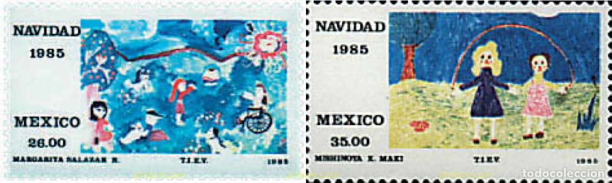 Sellos: 76575 MNH MEXICO 1985 NAVIDAD - Foto 1