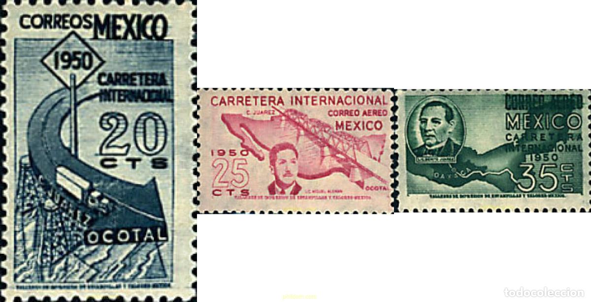 Sellos: 637795 MNH MEXICO 1950 INAUGURACION DE LA CARRETERA DE CIUDAD JUAREZ