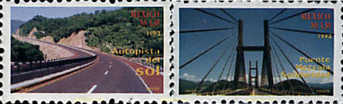 Sellos: 44200 MNH MEXICO 1993 AUTOPISTA MEXICO-ACAPULCO