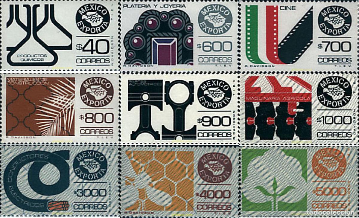 Sellos: 651219 MNH MEXICO 1988 EXPORTACION