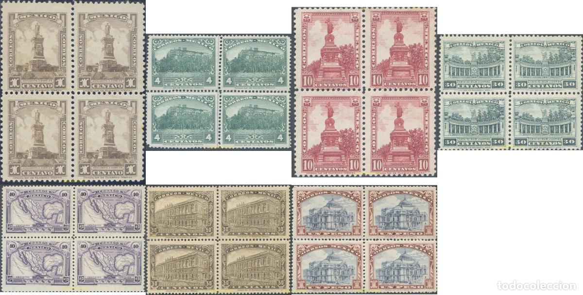 Sellos: 664506 MNH MEXICO 1923 MONUMENTOS