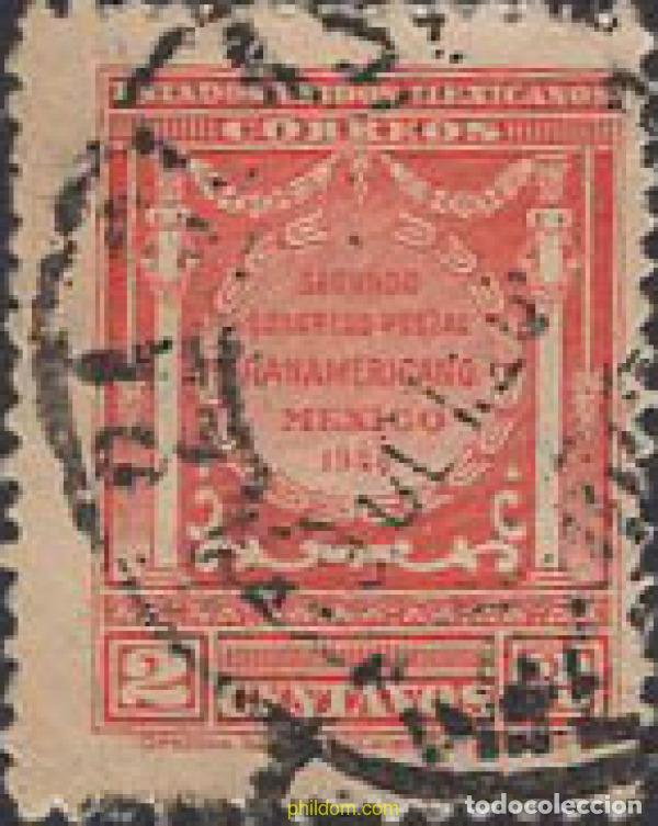Sellos: 660599 USED MEXICO 1926 2 CONGRESO POSTAL PANAMERICANO EN MEXICO