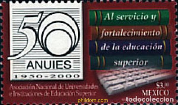 Sellos: 59773 MNH MEXICO 2000 ASOCIACION NACIONAL DE UNIVERSIDADES E INSTITUCIONES DE EDUCACION SUPERIOR