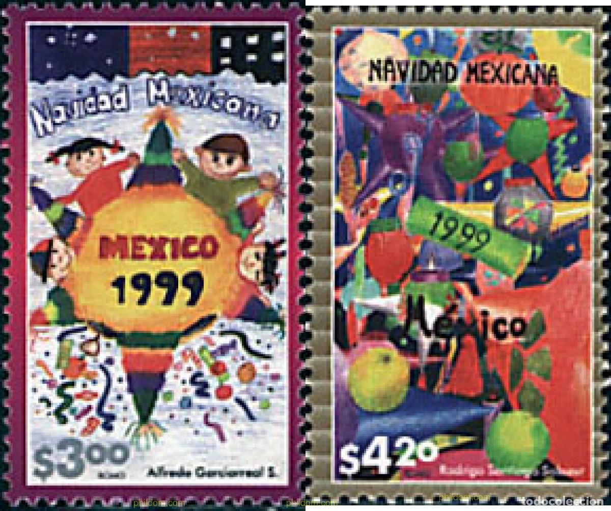 Sellos: 93381 MNH MEXICO 1999 NAVIDAD