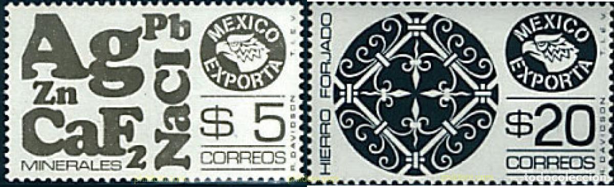 Sellos: 791313 MNH MEXICO 1978 EXPORTACIONES MEXICANAS