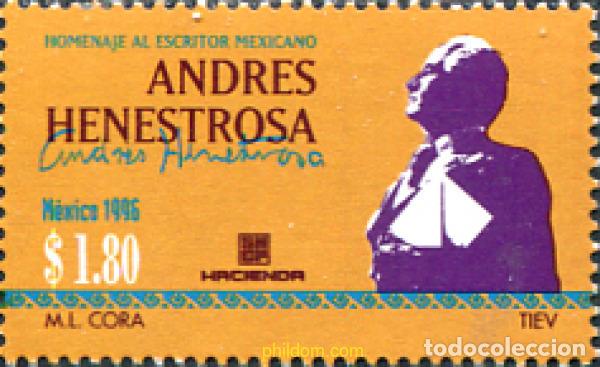 Sellos: 343745 MNH MEXICO 1996 HOMENAJE AL ESCRITOR MEXICANO ANDRES HENESTROSA