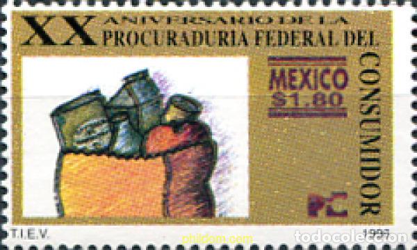 Sellos: 343725 MNH MEXICO 1996 XX ANIVERSARIO DE LA PROCURIA FEDERAL DEL CONSUMIDOR
