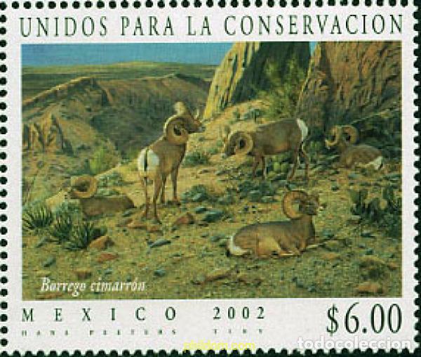 Sellos: 122358 MNH MEXICO 2002 UNIDOS PARA LA CONSERVACION