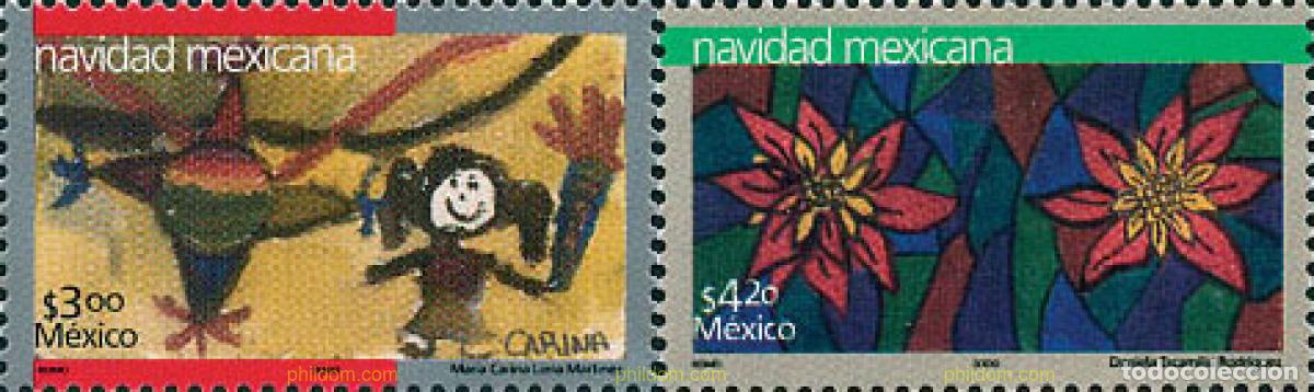 Sellos: 113752 MNH MEXICO 2000 NAVIDAD - Foto 1