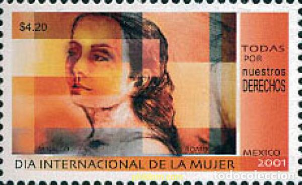 Sellos: 113761 MNH MEXICO 2001 DIA INTERNACIONAL DE LA MUJER