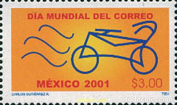 Sellos: 113785 MNH MEXICO 2001 DIA MUNDIAL DEL CORREO