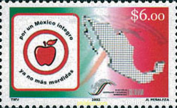 Sellos: 122388 MNH MEXICO 2002 POR UN MEXICO INTERGRO