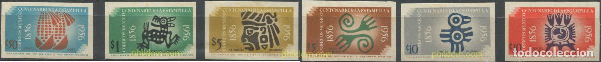 Sellos: 181269 MNH MEXICO 1956 CENTENARIO DEL PRIMER SELLO DE MEXICO