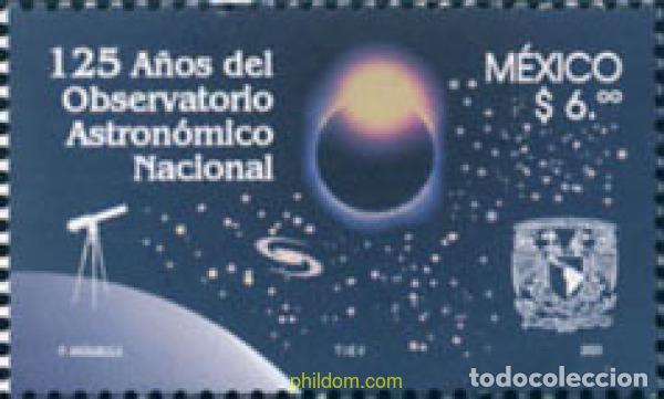 Sellos: 137612 MNH MEXICO 2003 125 ANIVERSARIO DEL OBSERVATORIO ASTRONOMICO NACIONAL