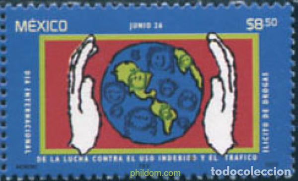 Sellos: 137617 MNH MEXICO 2003 DIA MUNDIAL CONTRA LAS DROGAS