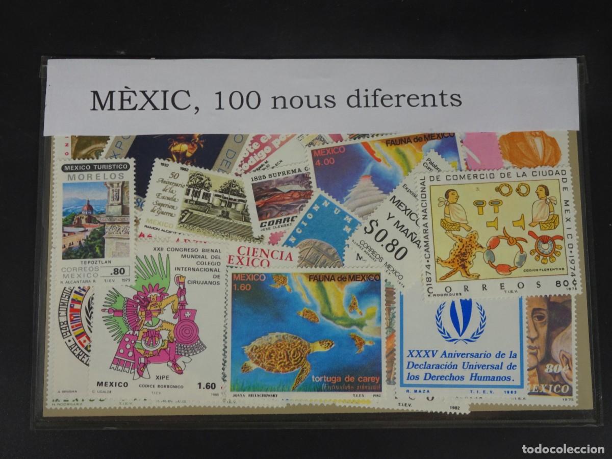 Sellos: LOTE SELLOS MEXICO , NUEVOS 100 DIFERENTES , VER FOTOS