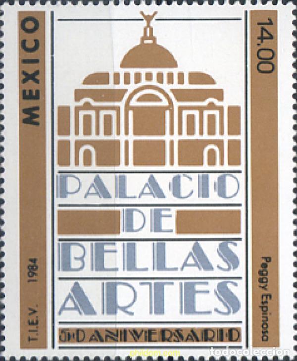 Sellos: 343265 MNH MEXICO 1984 50 ANIVERSARIO DEL PALACIO DE BELLAS ARTES